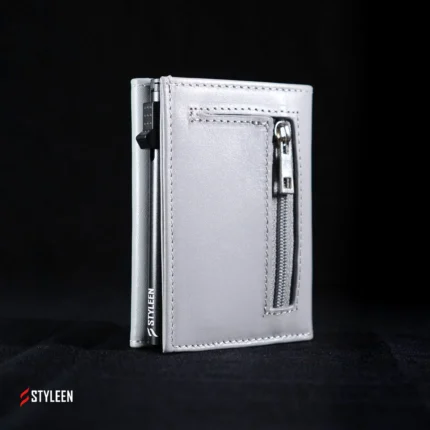 Genuine leather full grain (ASH WHITE )